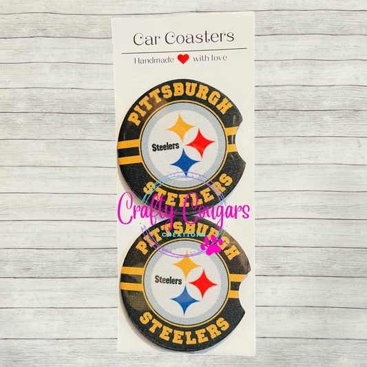 Pittsburgh Steelers Car Coasters