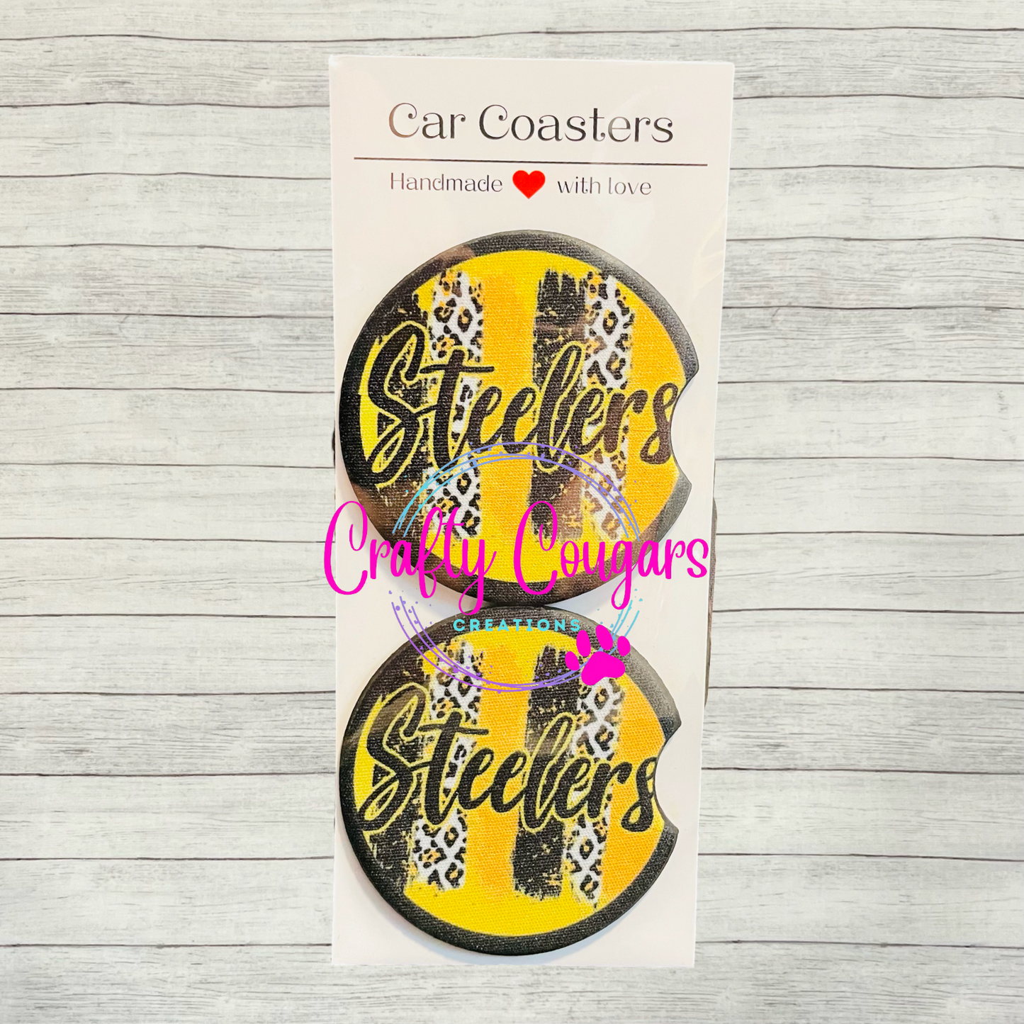 Pittsburgh Steelers Car Coasters