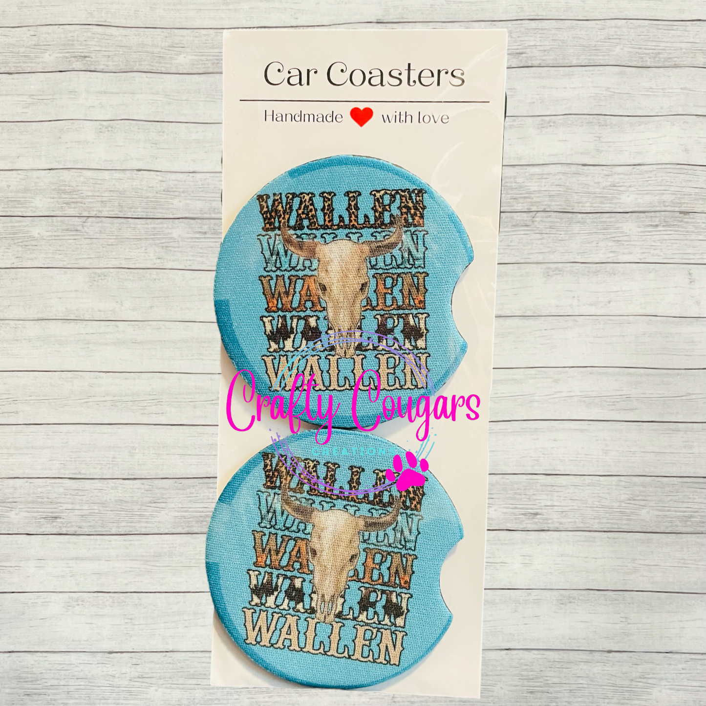 Morgan Wallen Car Coasters