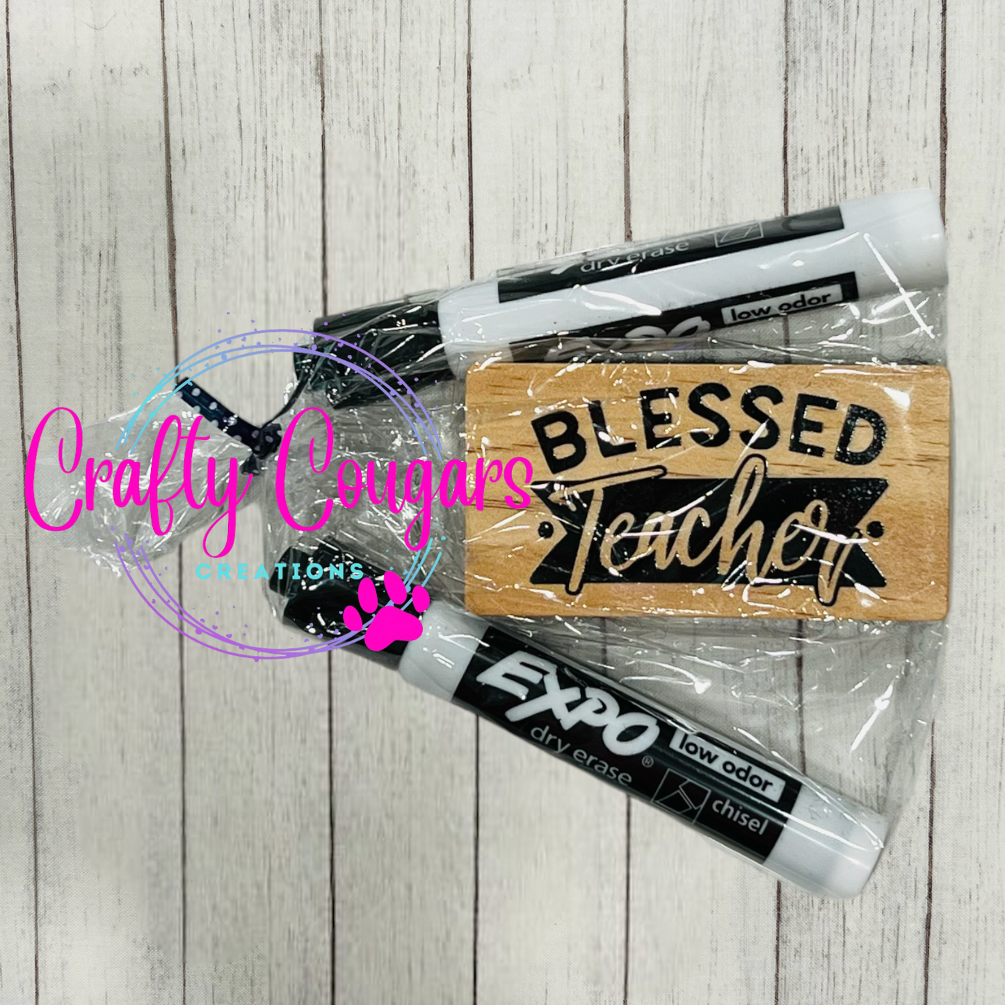 Blessed Teacher Eraser Set