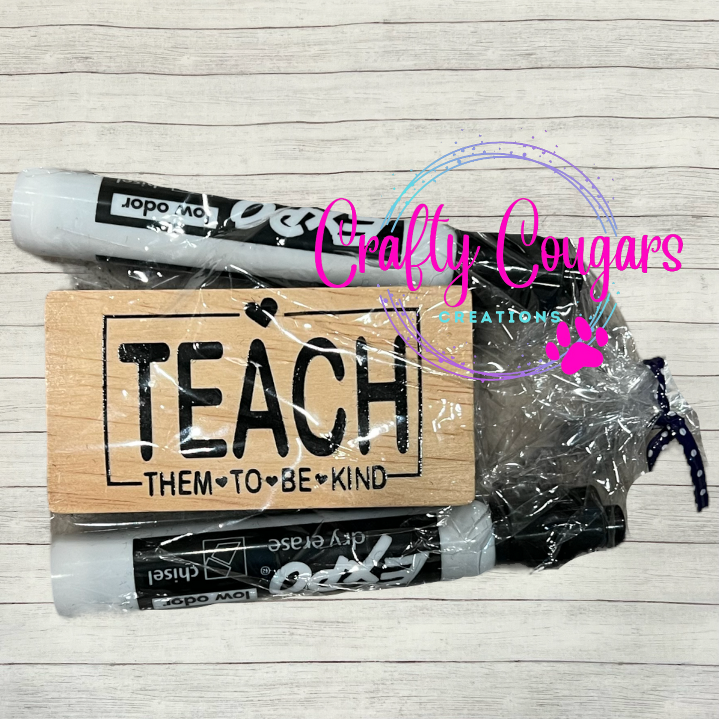 Teach Them To Be Kind Eraser Set