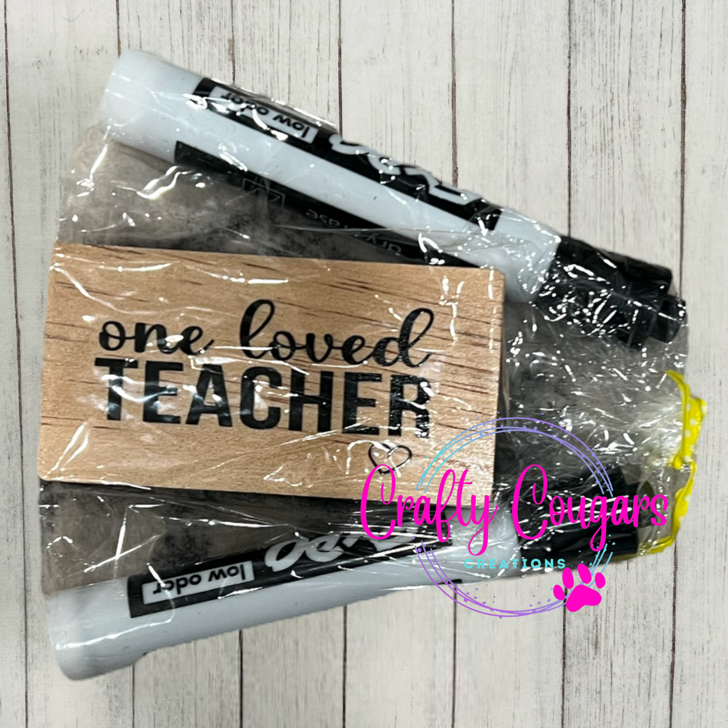 One Loved Teacher Eraser Set