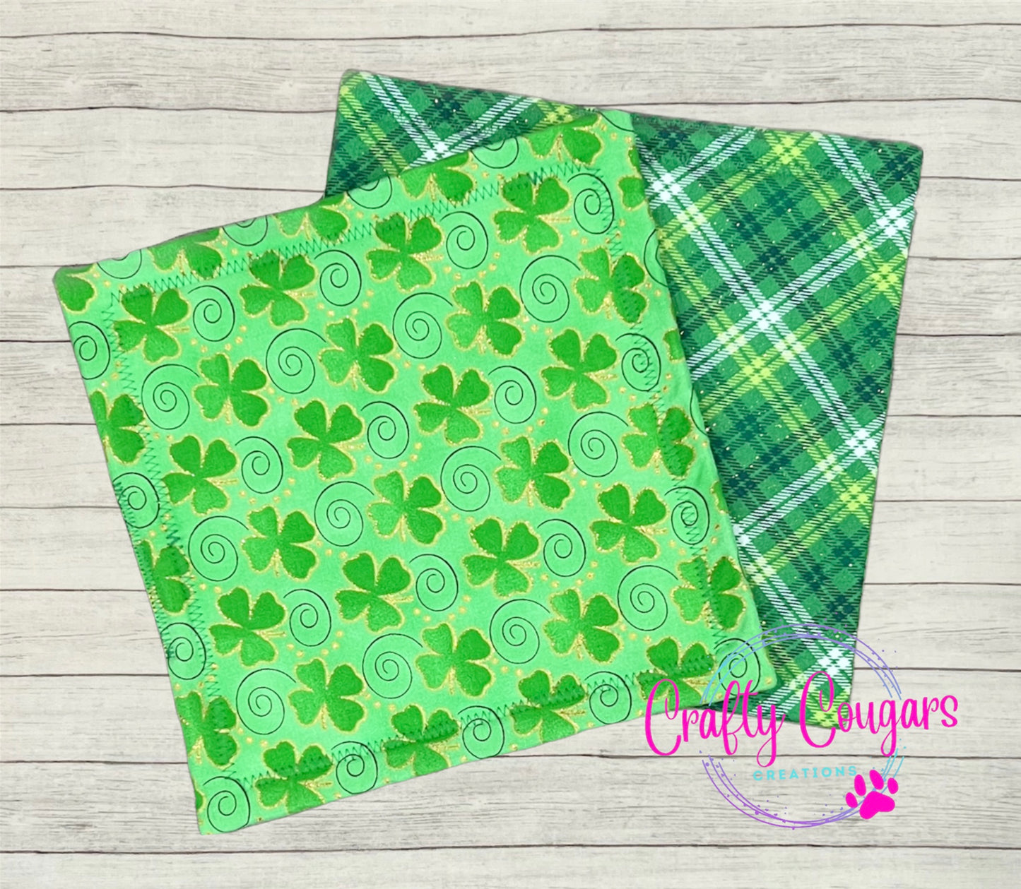 Bright Shamrocks & Swirls Pot Holder