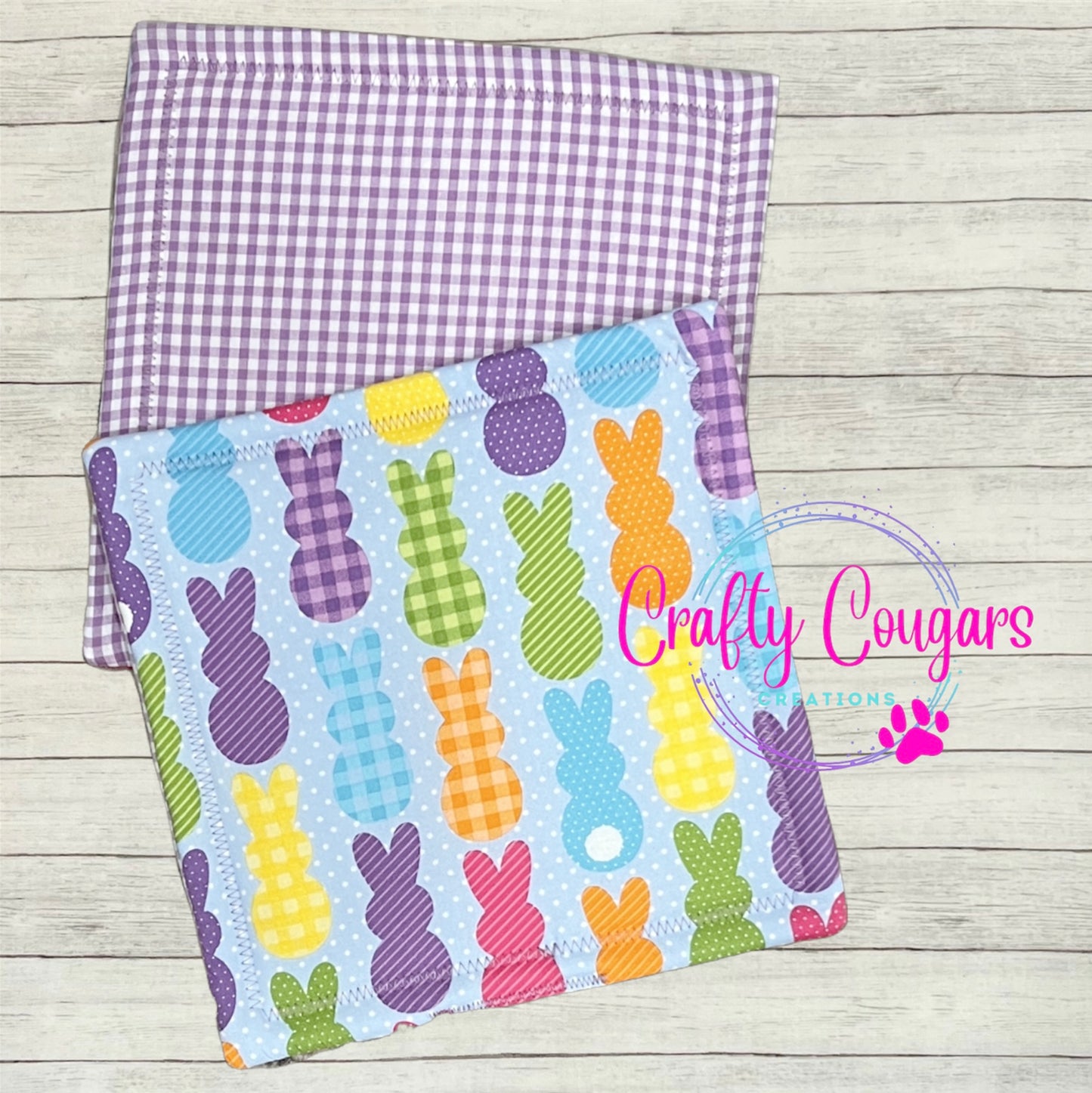 Patterned Bunnies Pot Holder