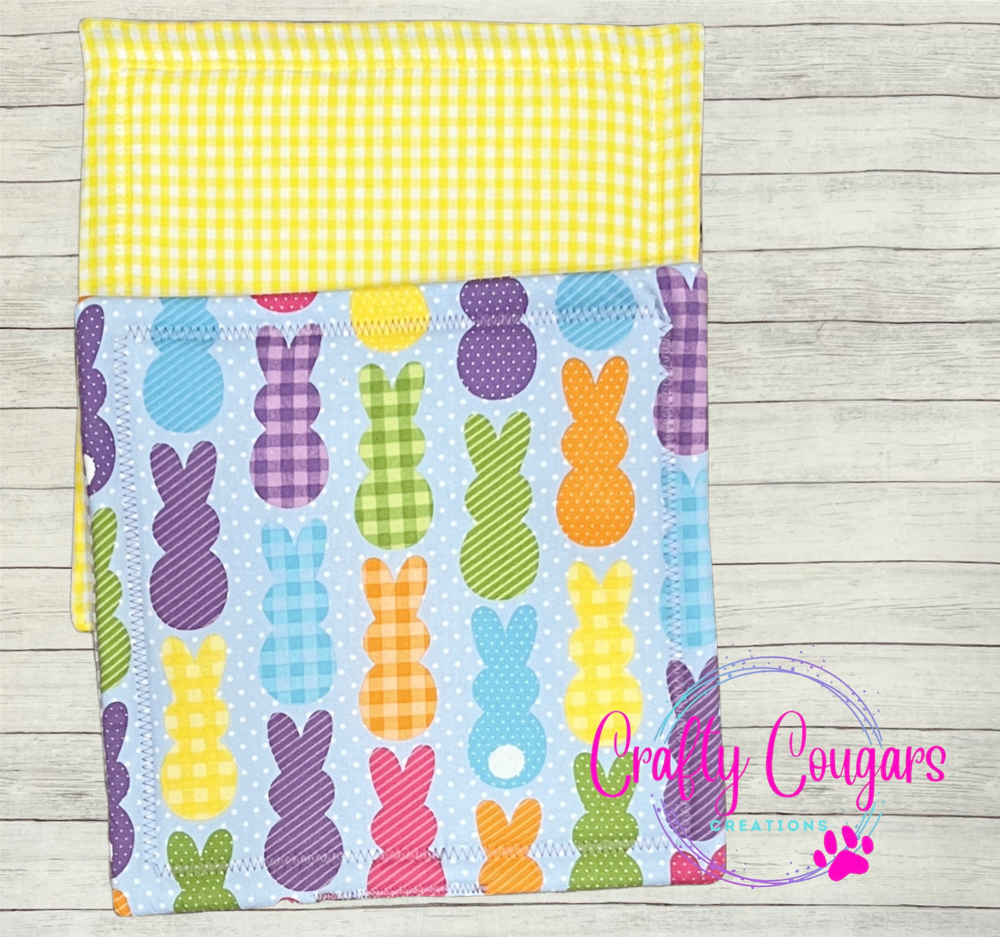 Patterned Bunnies Pot Holder