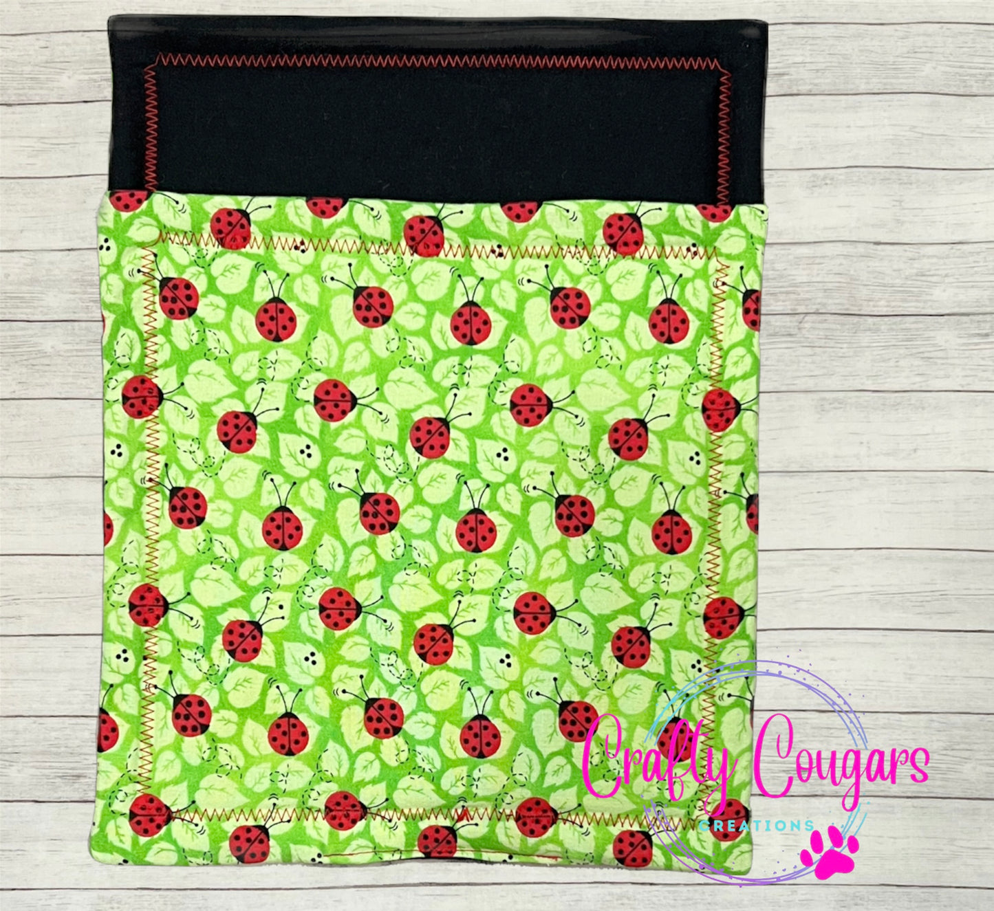 Lady Bugs & Leaves Pot Holder