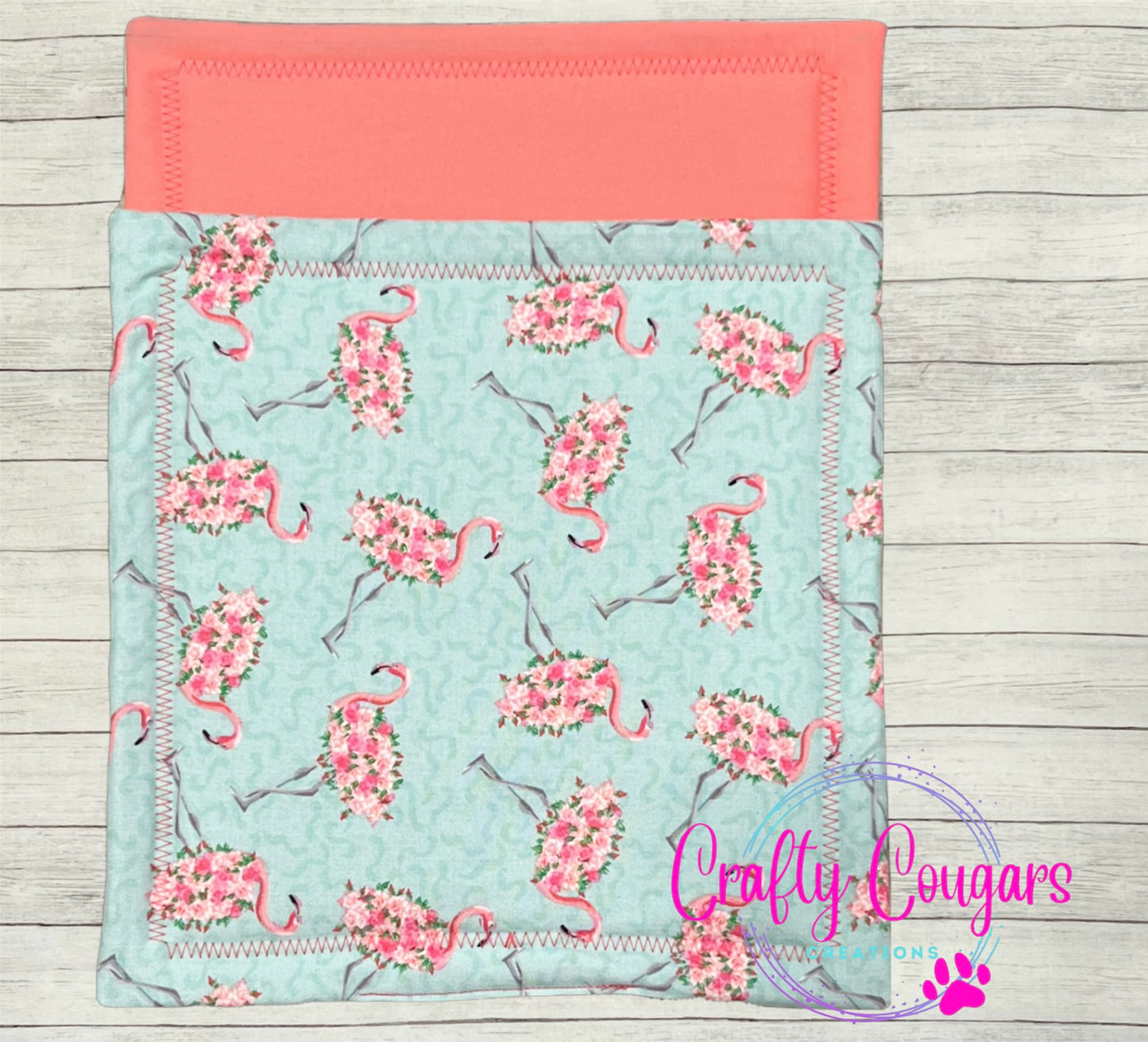 Floral Flamingoes Pot Holder