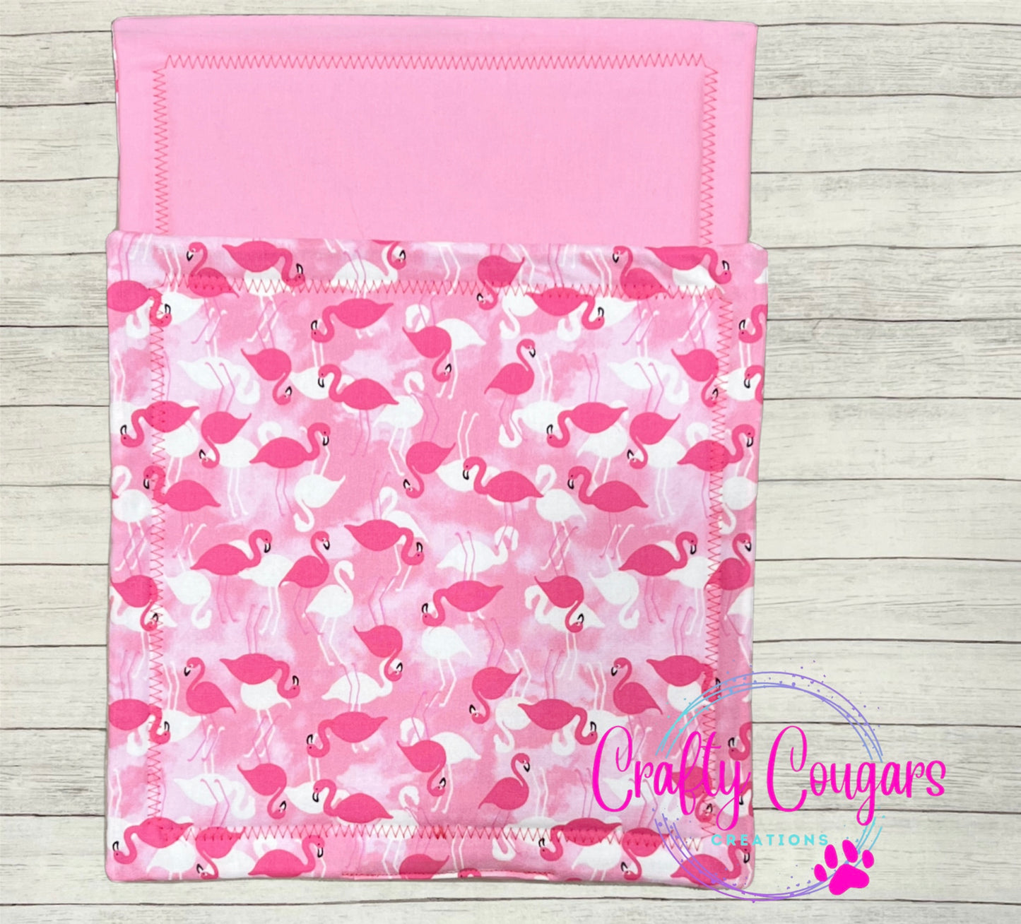 Pink & White Flamingoes Pot Holder