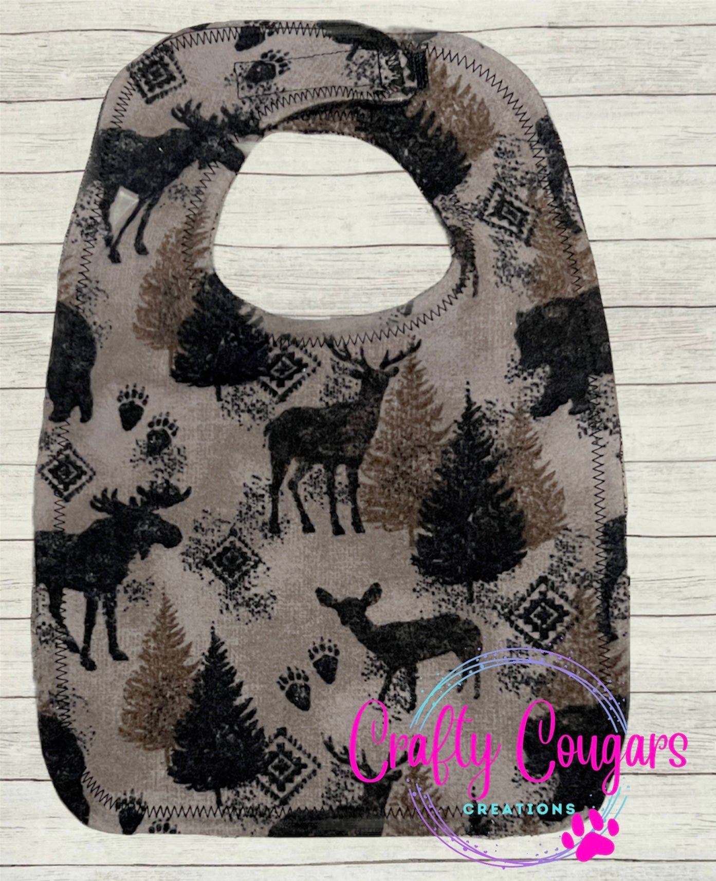 Bear, Deer & Moose Bib