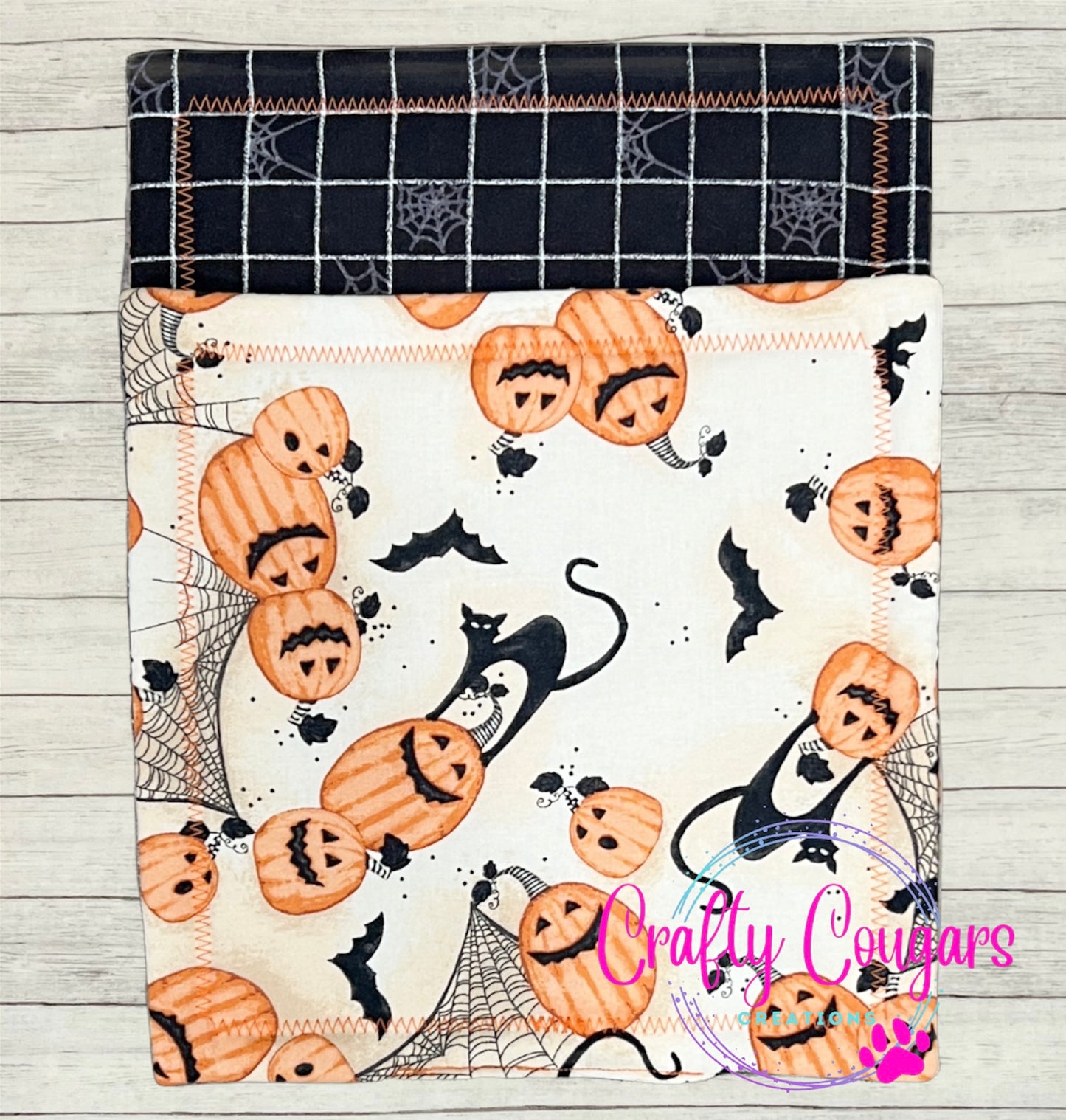 Black Cats & Pumpkins Pot Holder