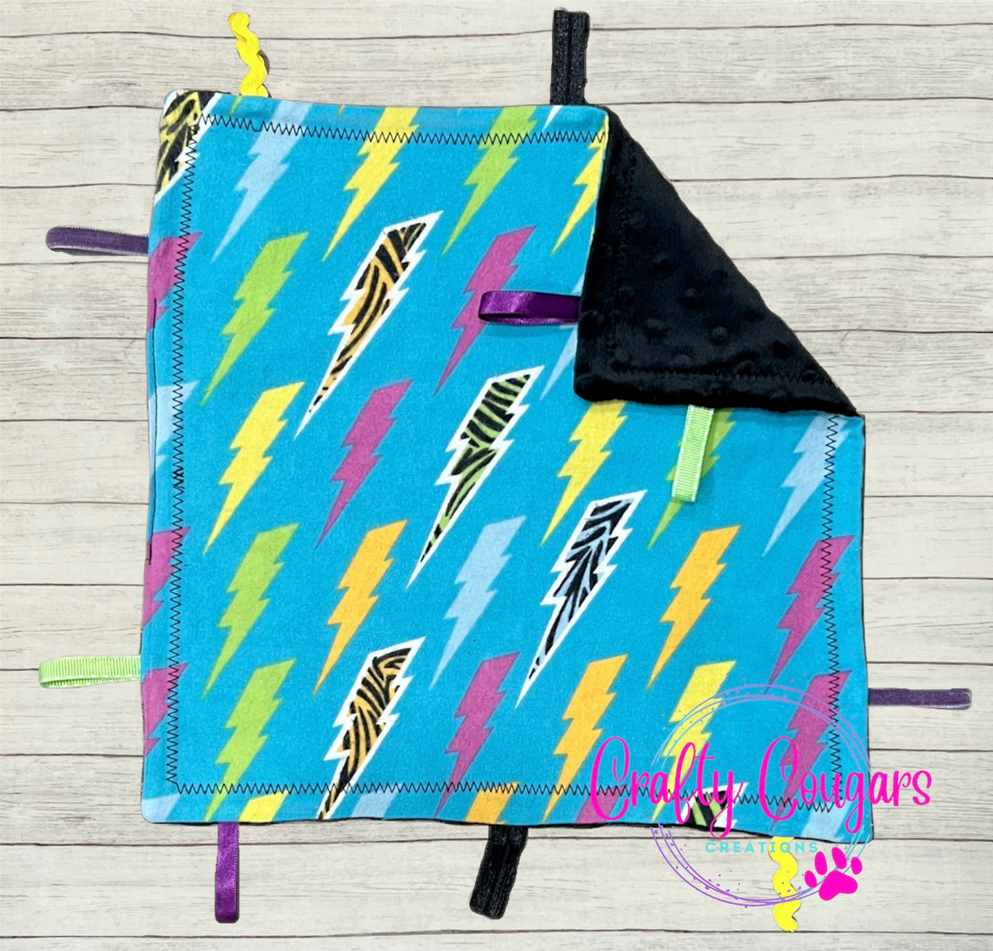 Lightning Bolts Sensory Blanket