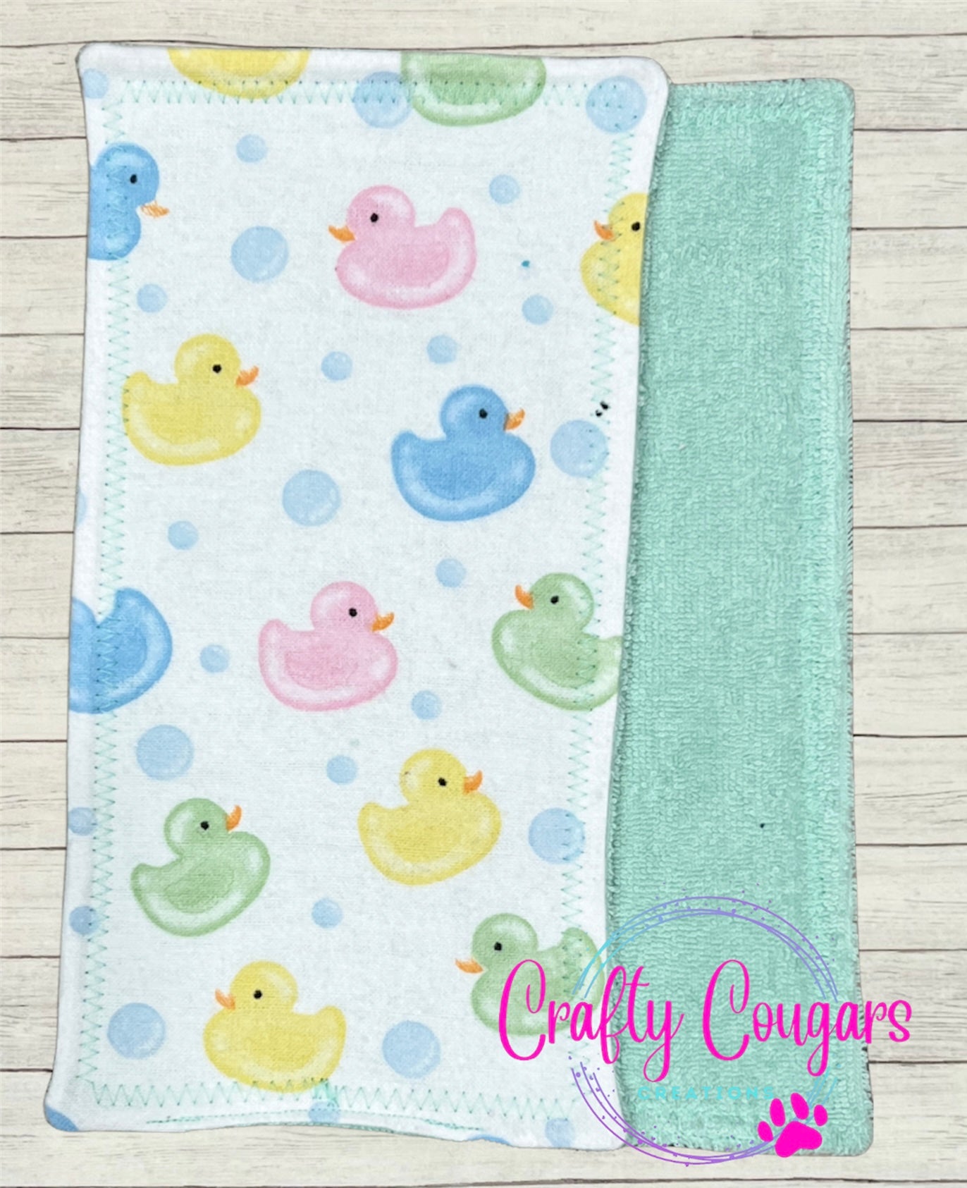 Rubber Ducks Wash Cloth