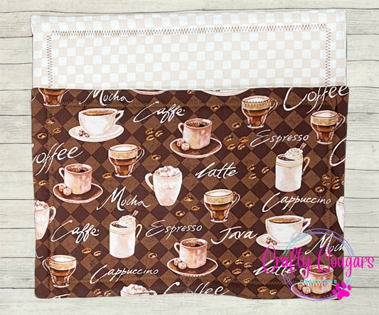 Coffee Drinks Large Pot Holder