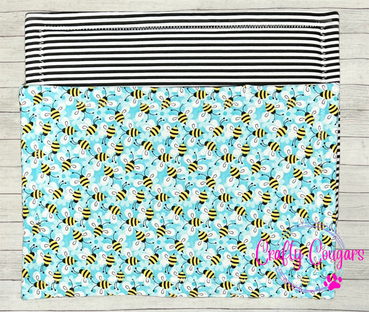 Bees on Teal Large Pot Holder