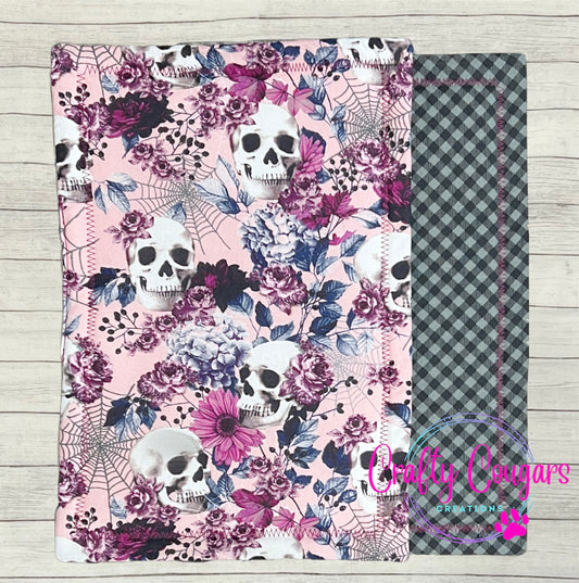 Floral Skulls Large Pot Holder