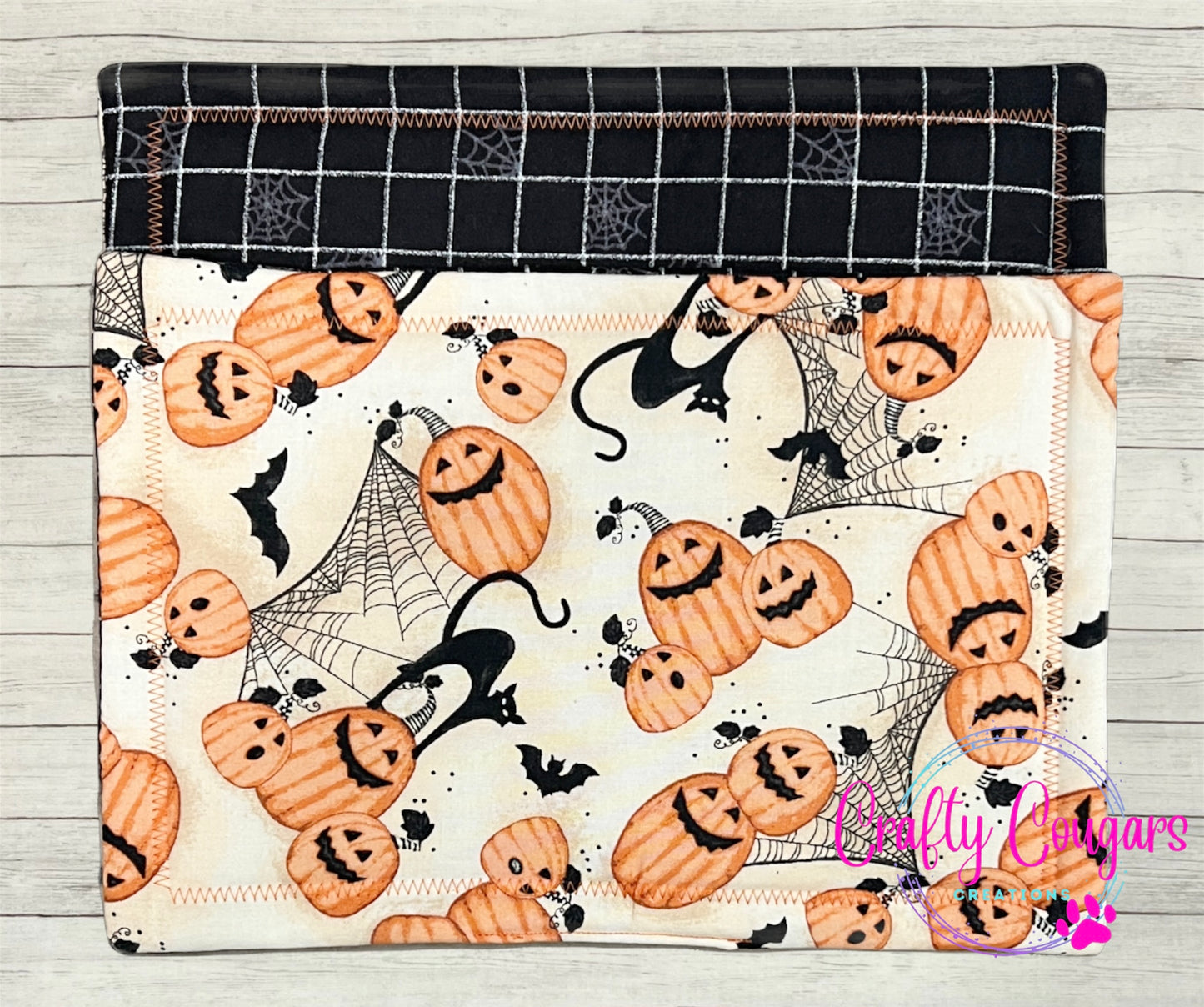 Black Cats & Pumpkins Large Pot Holder