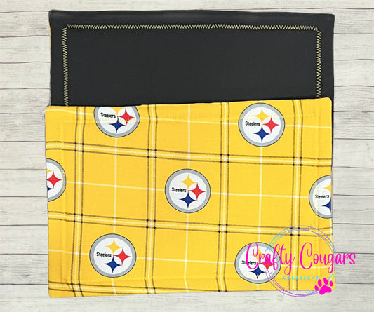 Steelers Plaid Gold Large Pot Holder