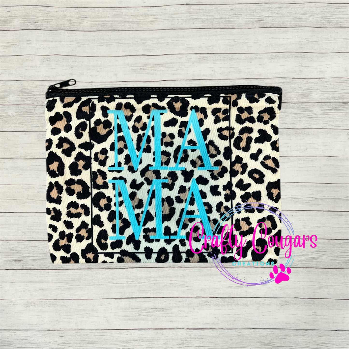 Leopard Mama Zipper Bag