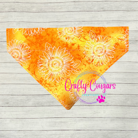 Bright Sunflowers Pet Bandana