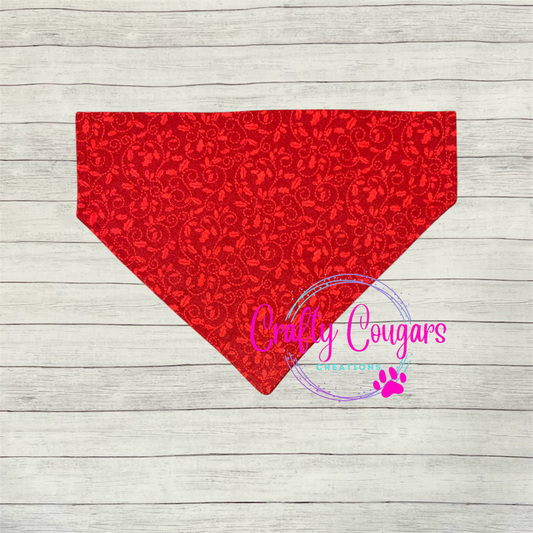 Red Paisley Pet Bandana