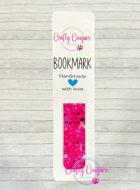 Pink & Purple Abstract Bookmark