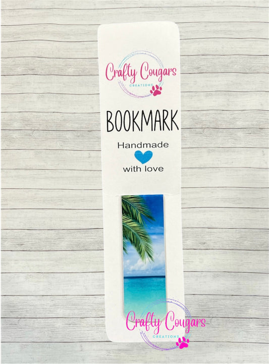 Palm Tree on a Beach Bookmark