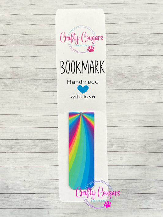 Rainbow Tye Dye Bookmark