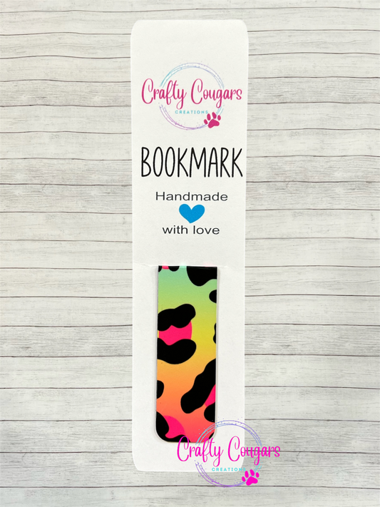 Colorful Leopard Bookmark