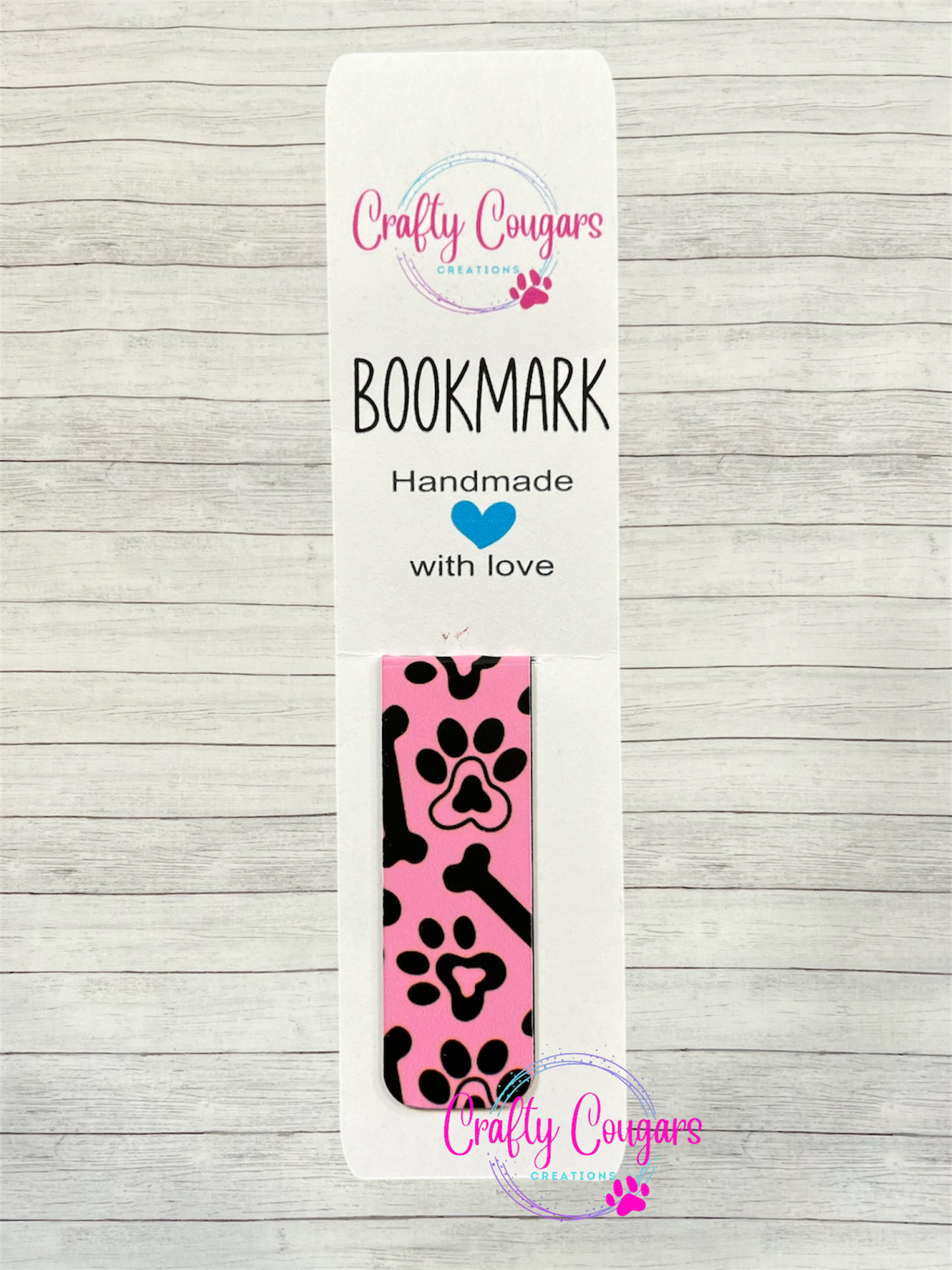 Dog Paws & Bones Bookmark