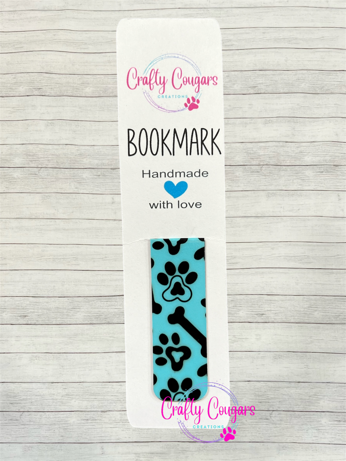 Dog Paws & Bones Bookmark