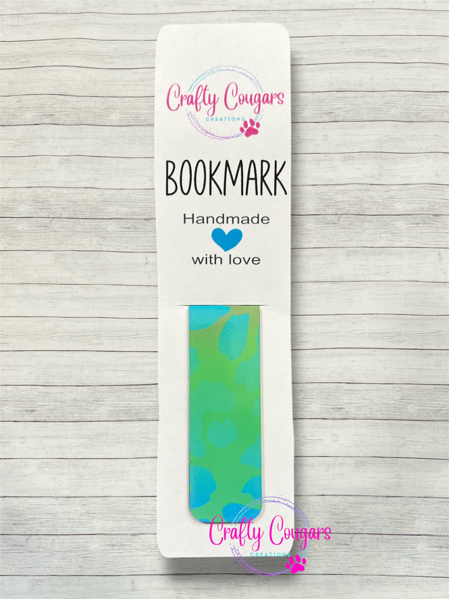 Colorful Leopard Bookmark