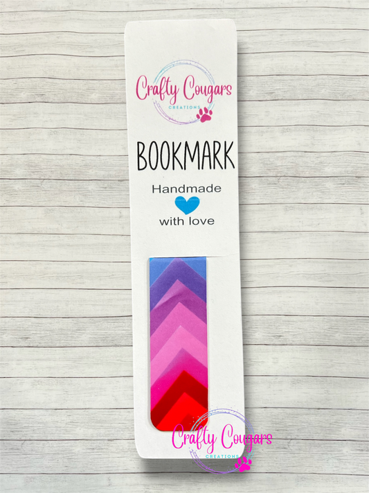 Multicolored Chevron Bookmark