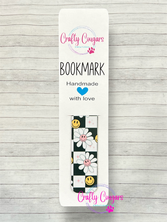 Checkered Daisies Bookmark