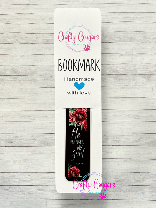 He Restores My Soul Bookmark