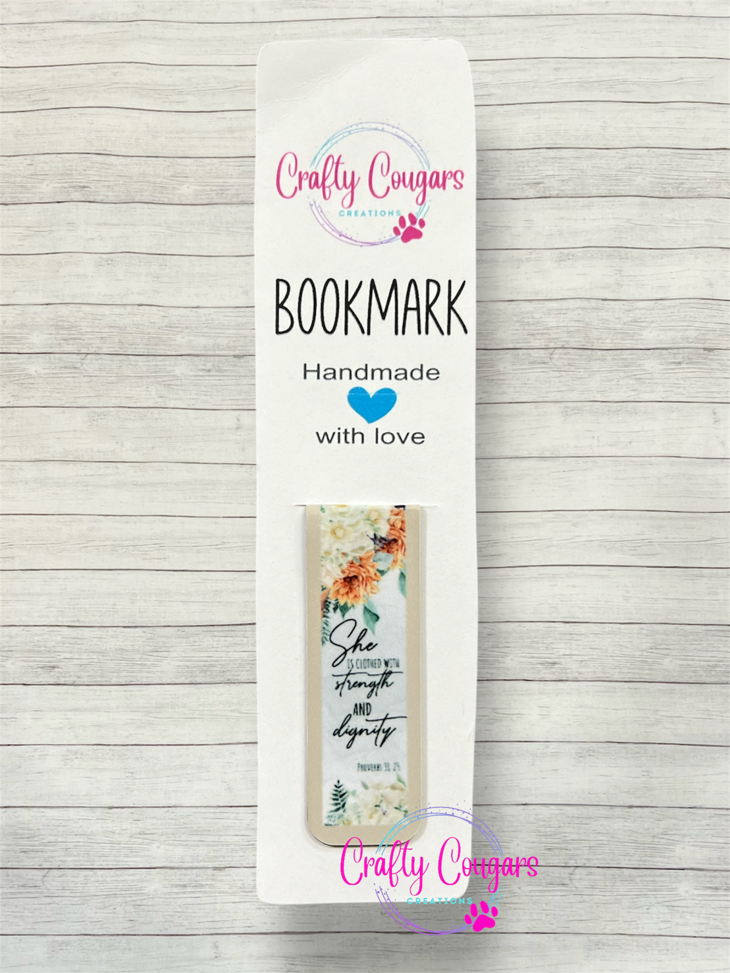 She is Clothed in Strength & Dignity Bookmark