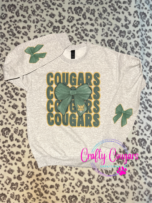 Blackhawk Cougars with Bows Sweatshirt