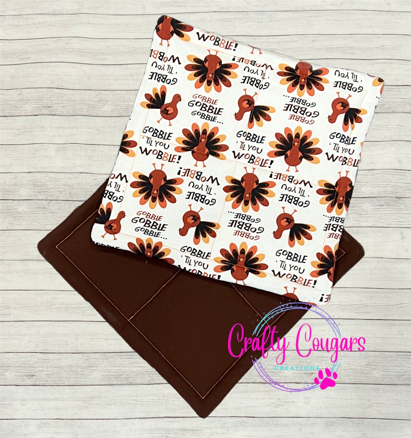 Gobble Til You Wobble Pot Holder