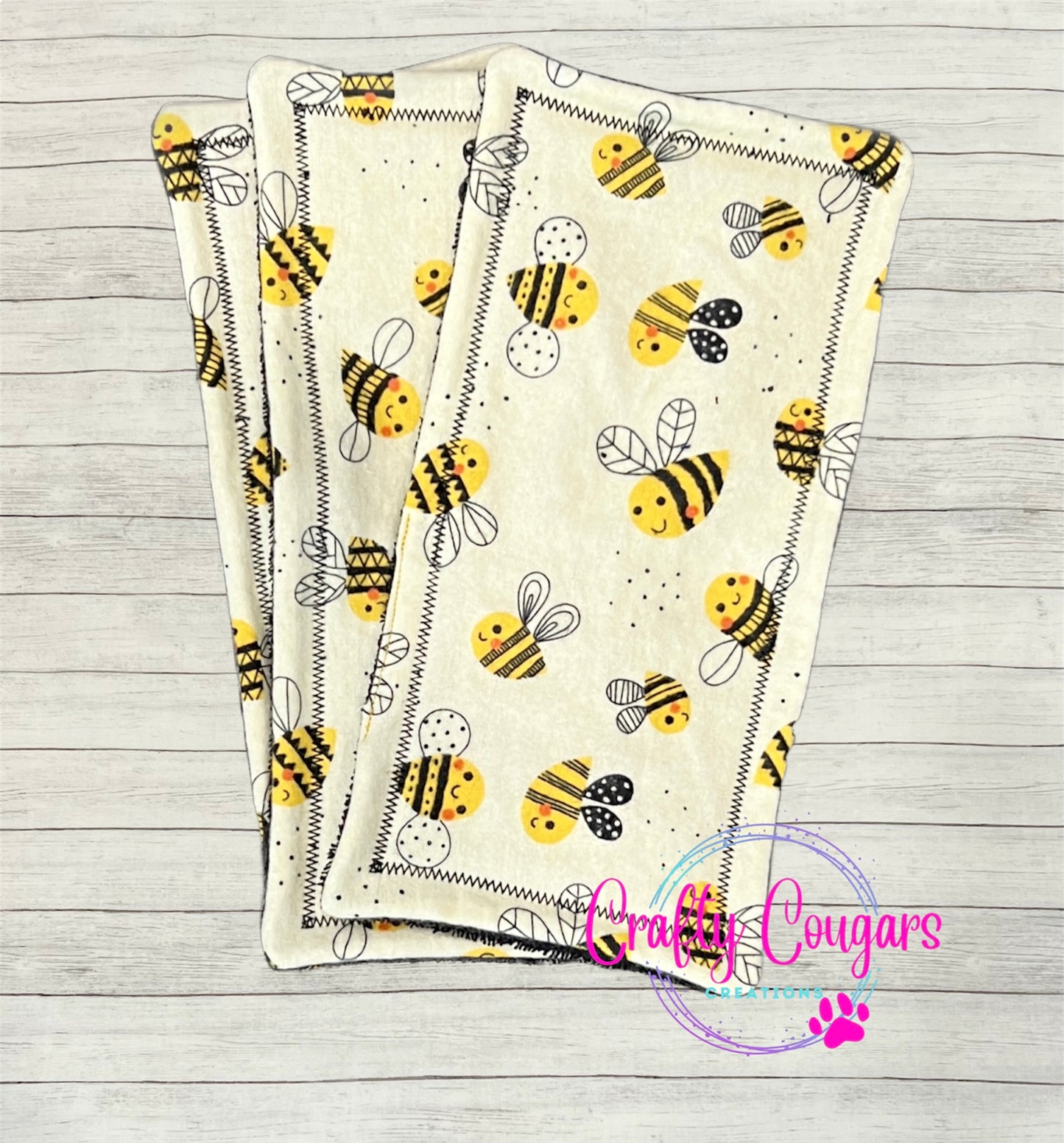 Bumble Bee Wash Cloths