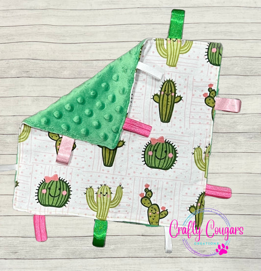 Smiling Cactus Sensory Blanket