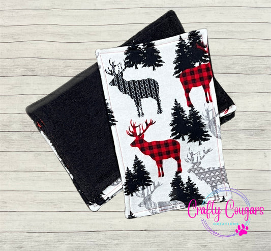 Buffalo Plaid Elk Wash Cloths