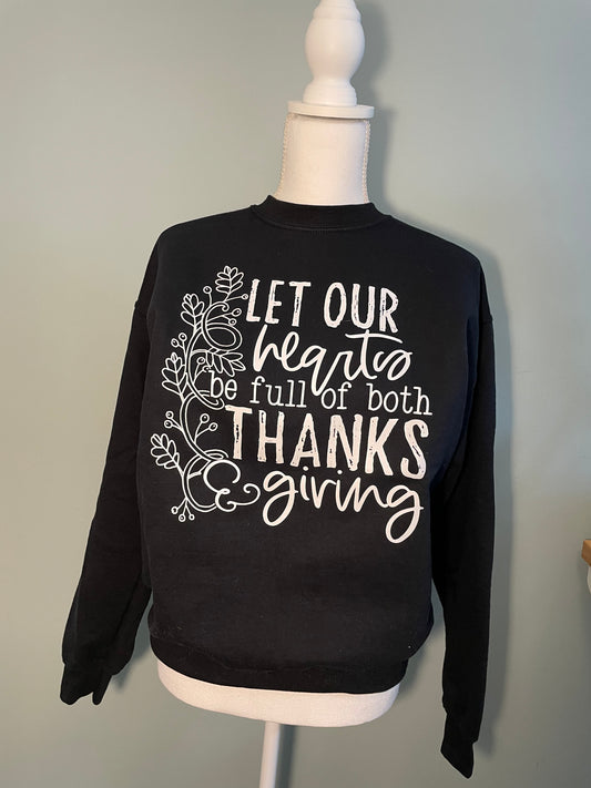 Hearts Full of Thanksgiving Sweatshirt