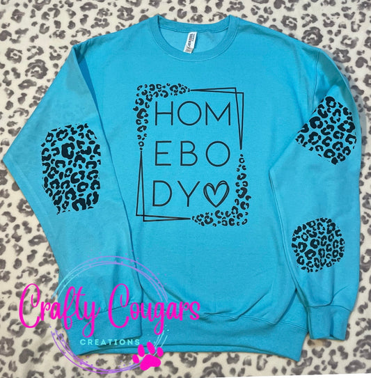 Homebody - Leopard Patches Sweatshirt