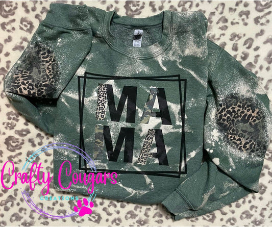 Mama Camo and Leopard Sweatshirt